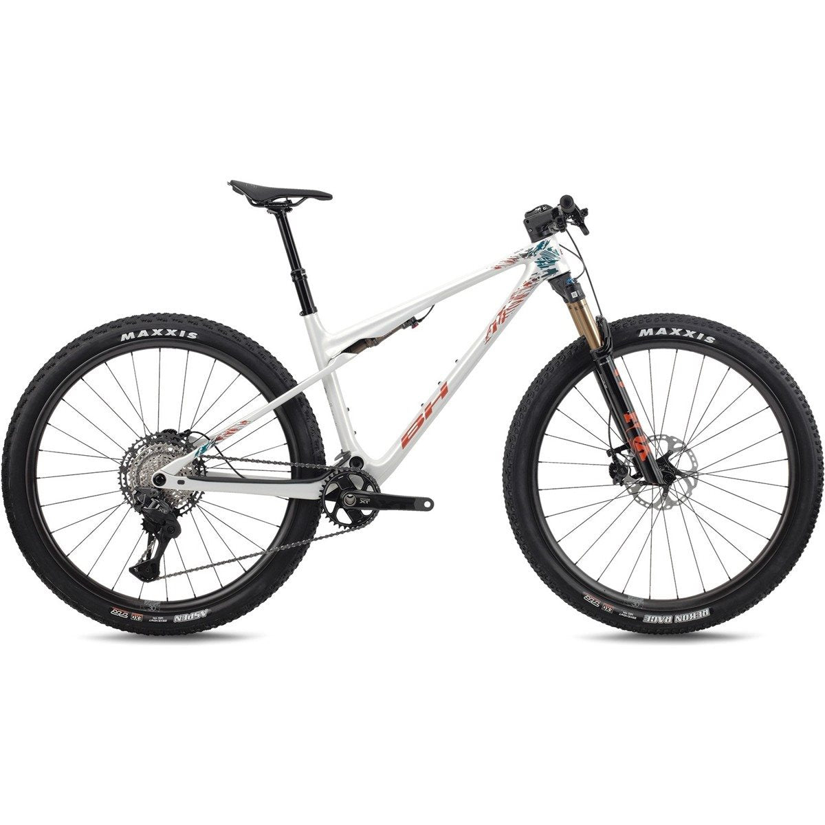Heldämpad MTB BH Lynx SLS 8.0 White/Oxyde/Dark Green