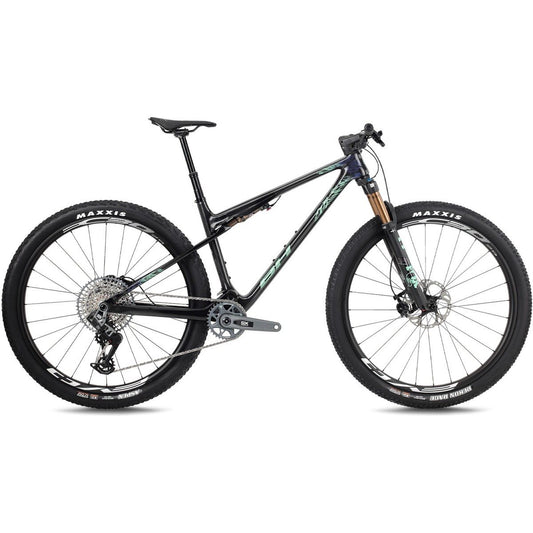 Heldämpad MTB BH Lynx SLS 8.5 Carbon/Light Green/Silver Blue