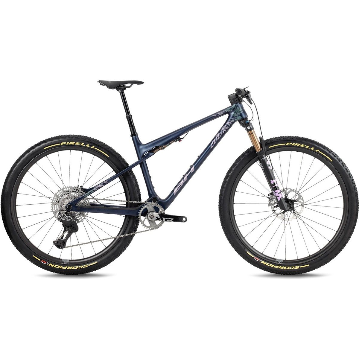Heldämpad MTB BH Lynx SLS 9.0 Dark Blue/Stone/Pink
