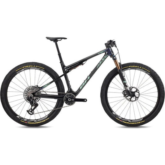 Heldämpad MTB BH Lynx SLS 9.5 Carbon/Light Green/Silver Blue