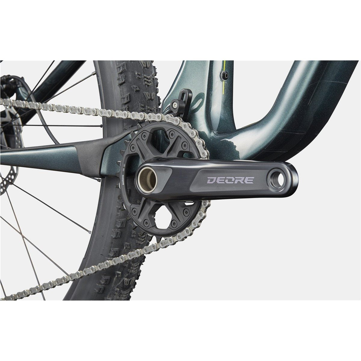 Heldämpad MTB Cannondale Scalpel Carbon 3 Gunmetal Green