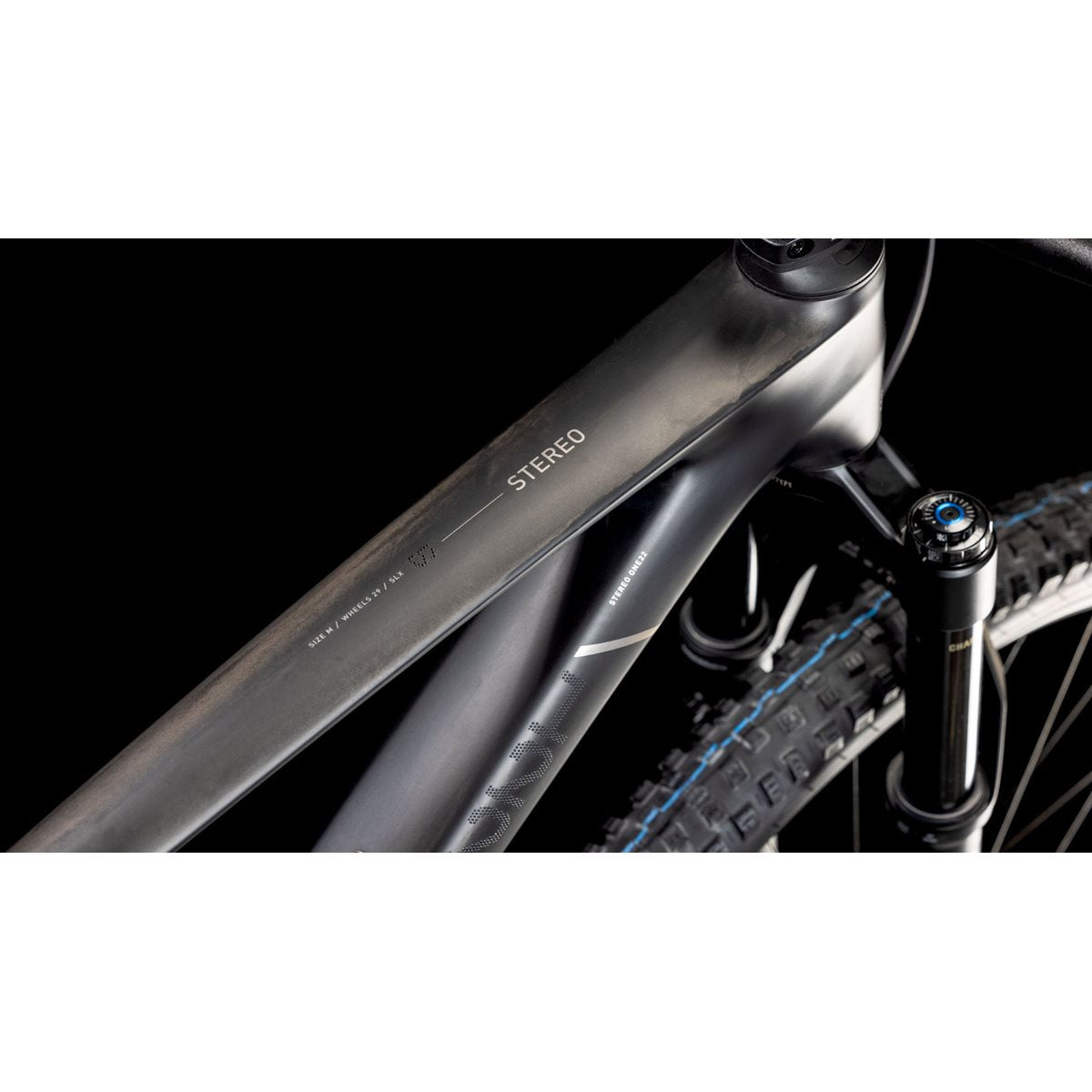 Heldämpad MTB Cube Stereo One22 C:62 SLX 29 Blackline