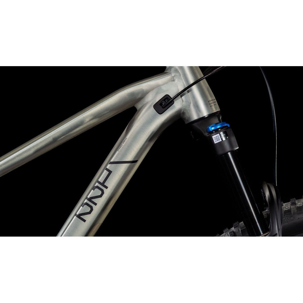 Heldämpad MTB Cube Stereo One22 Race Rawmetal/Black