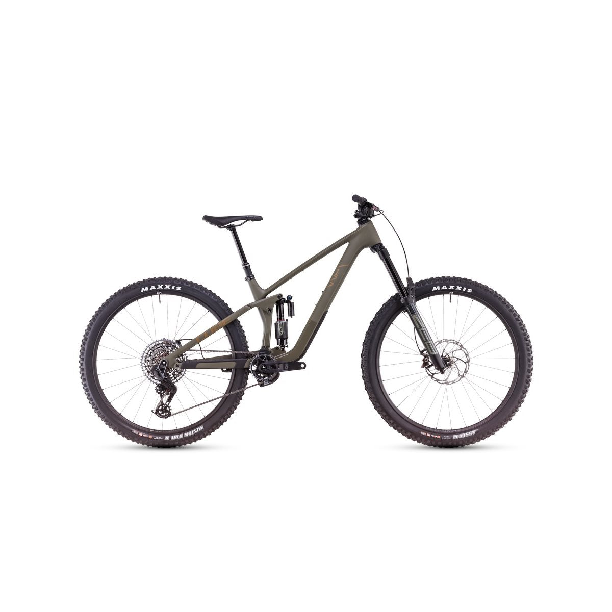 Heldämpad MTB Cube Stereo One77 C:68X TM 29 Dustyolive/Gold