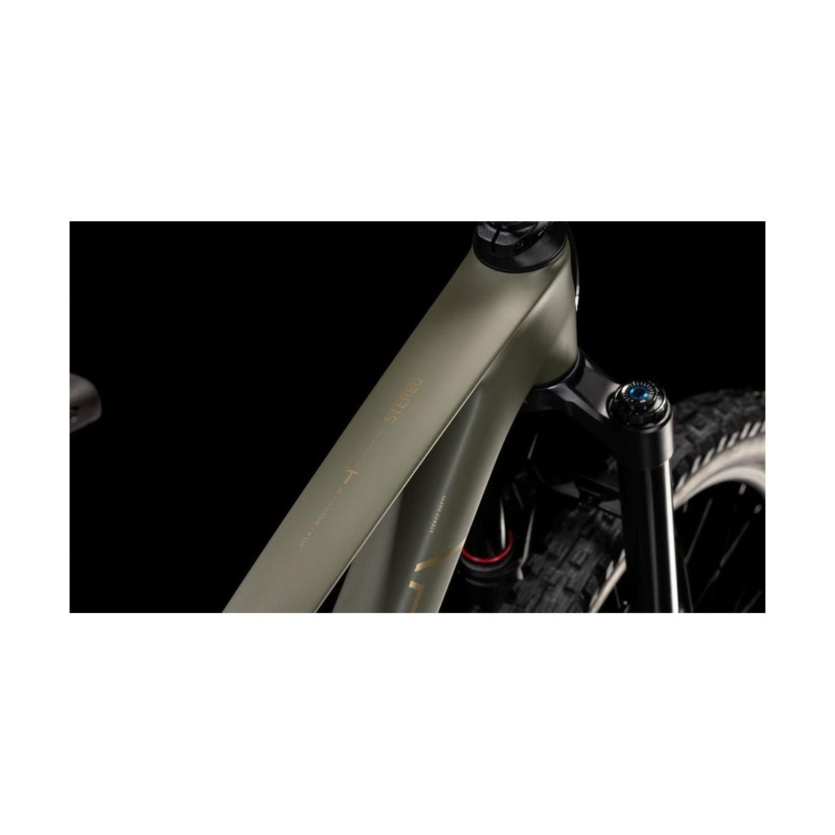 Heldämpad MTB Cube Stereo One77 C:68X TM 29 Dustyolive/Gold