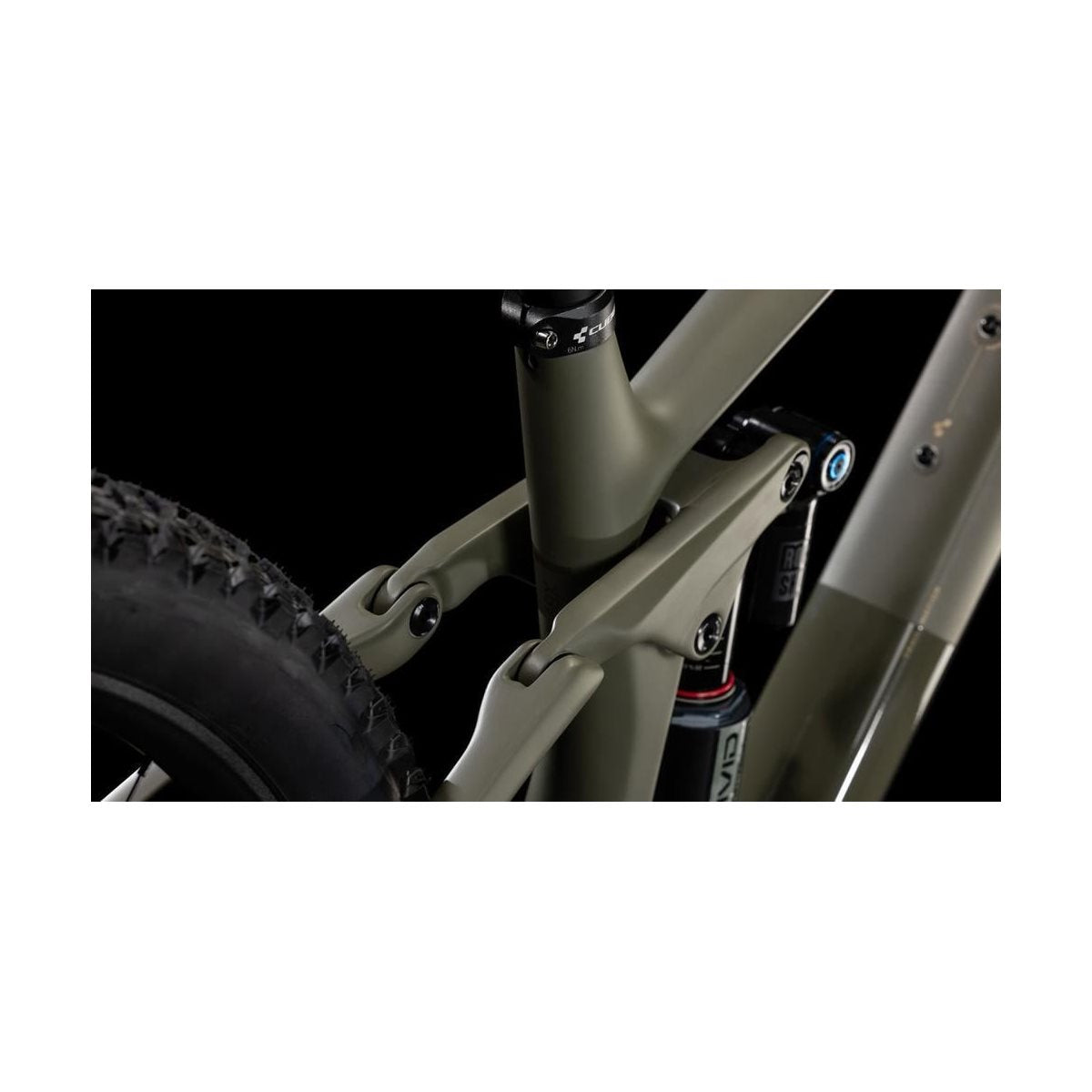 Heldämpad MTB Cube Stereo One77 C:68X TM 29 Dustyolive/Gold