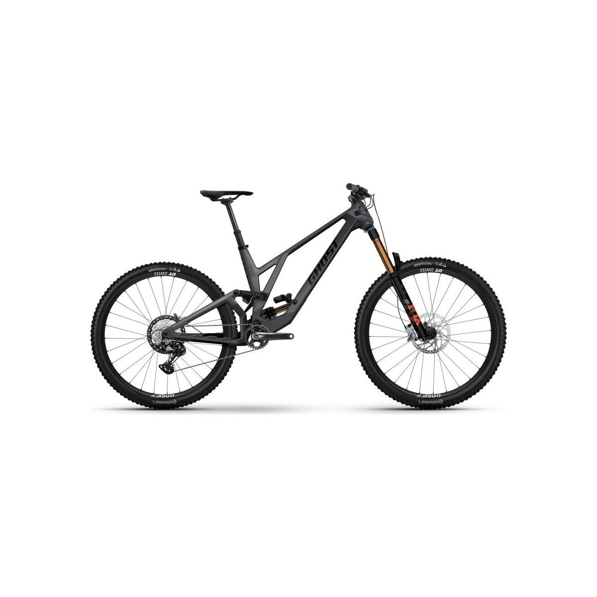 Heldämpad MTB Ghost Poacha Pro Gray Slab/Black
