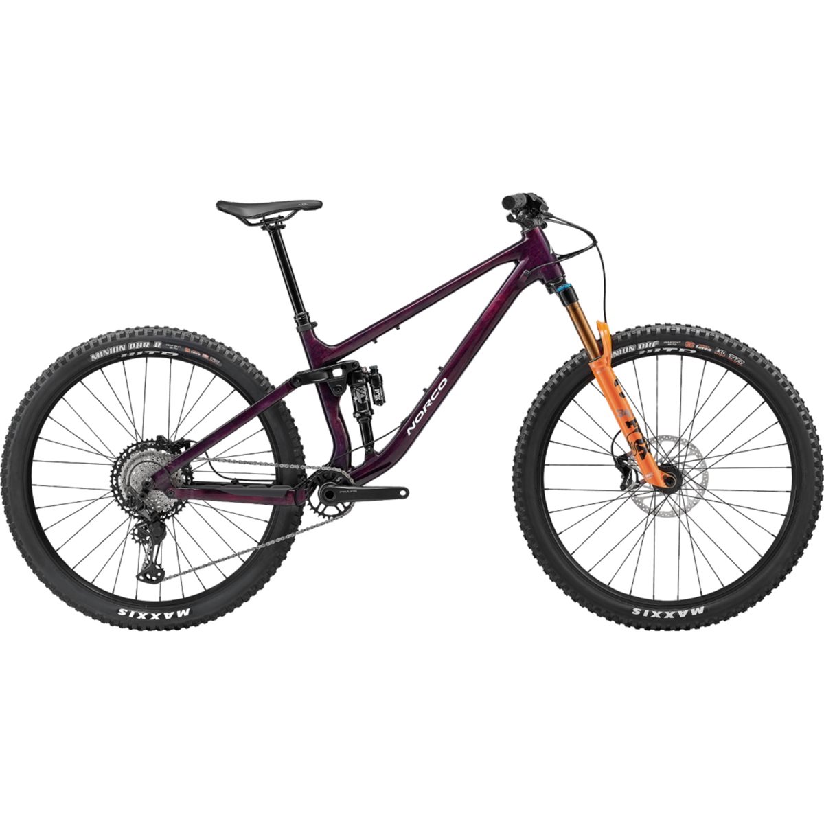 Heldämpad MTB Norco Fluid FS A1 Purple