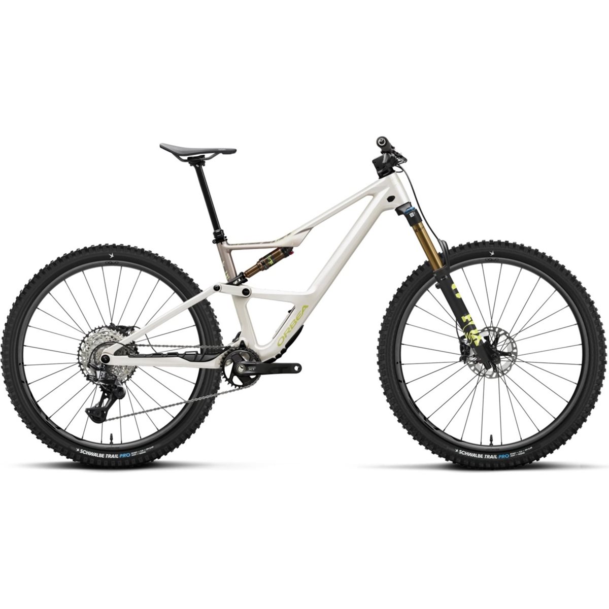 Heldämpad MTB Orbea Occam SL M10 Ivory White/Nickel