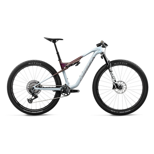Heldämpad MTB Orbea Oiz M10 AXS Frozen Concrete/Sunset Carbon View