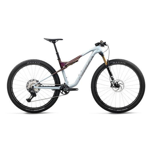 Heldämpad MTB Orbea Oiz M10 Frozen Concrete/Sunset Carbon View