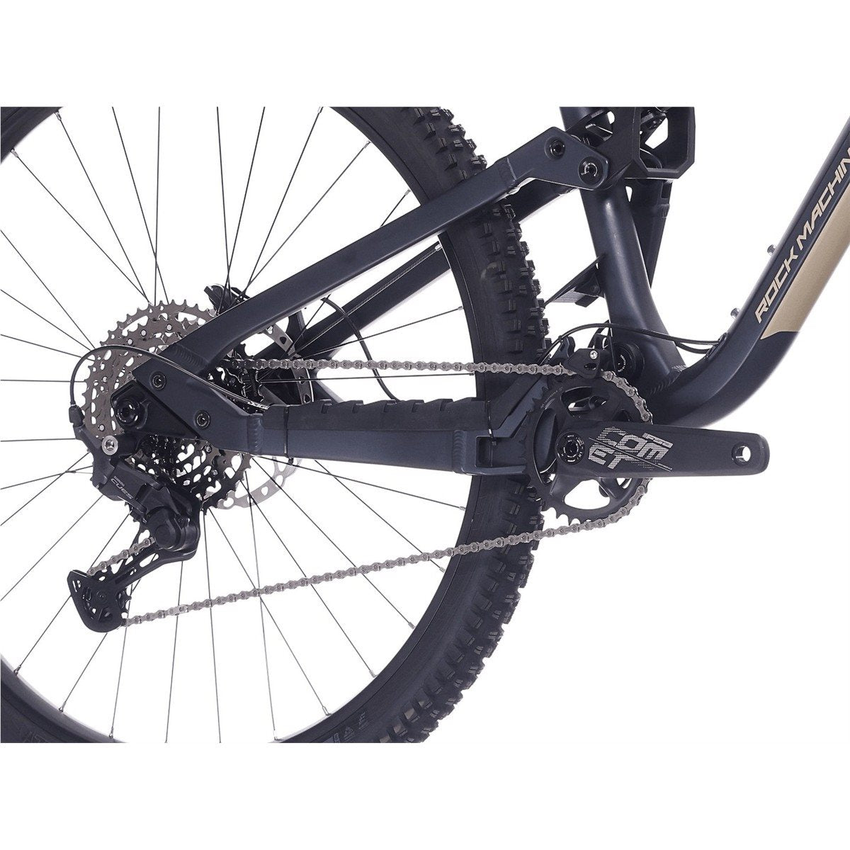 Heldämpad MTB Rock Machine Whizz FS I 50 29 Matte Deep Ocean Blue