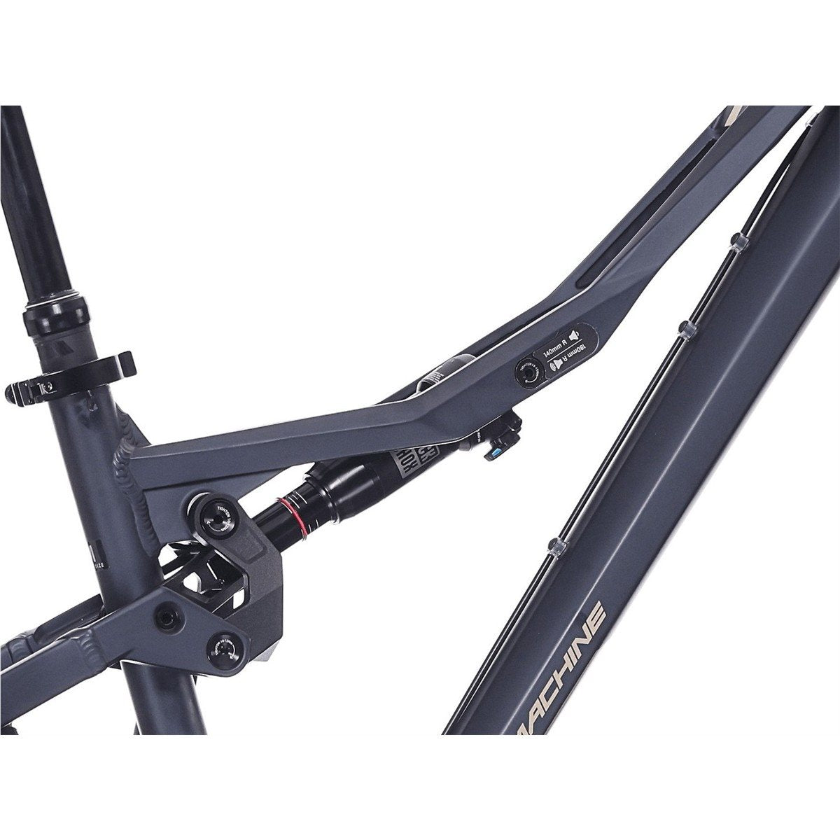 Heldämpad MTB Rock Machine Whizz FS I 50 29 Matte Deep Ocean Blue