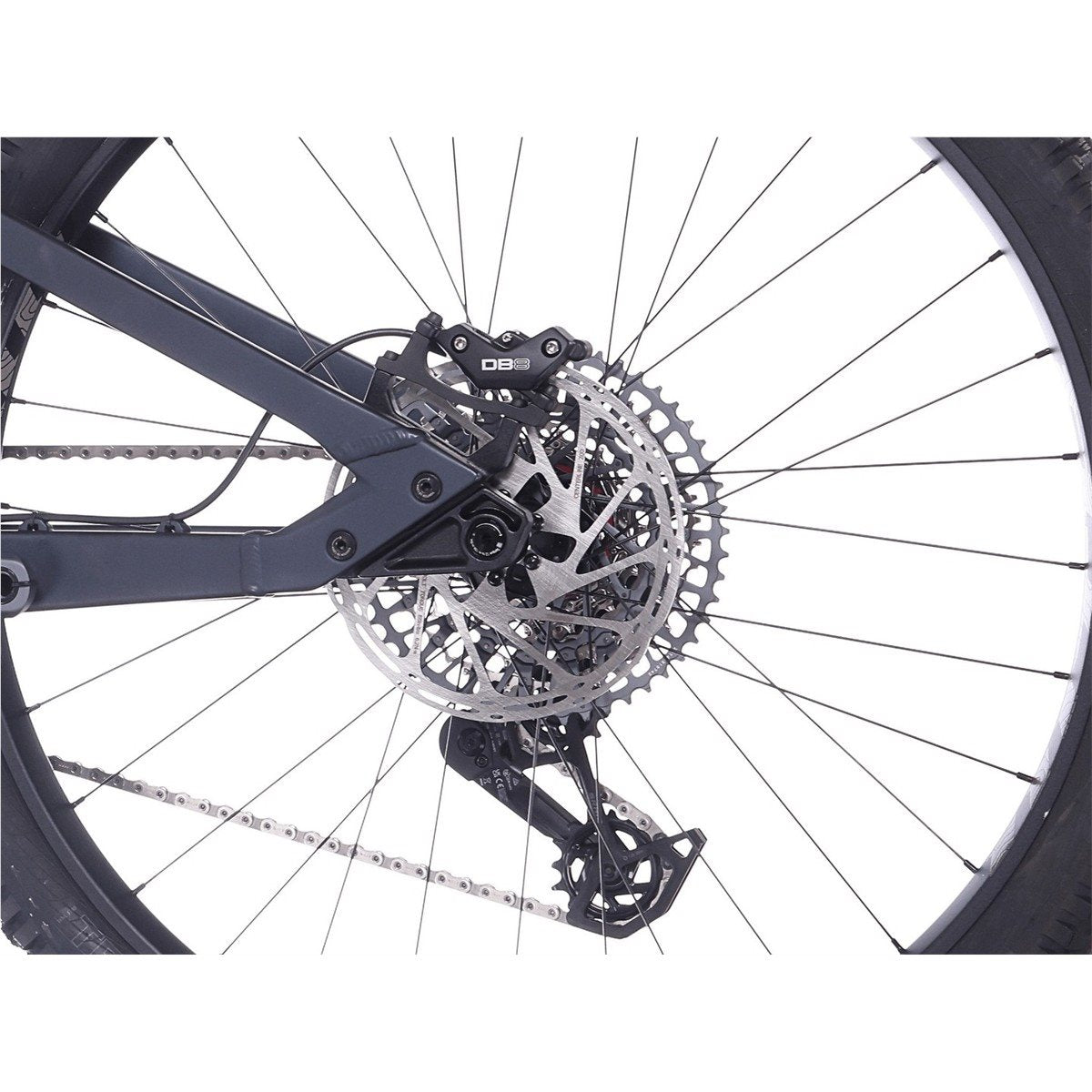 Heldämpad MTB Rock Machine Whizz FS I 90 AXS 29 Matte Deep Ocean Blue