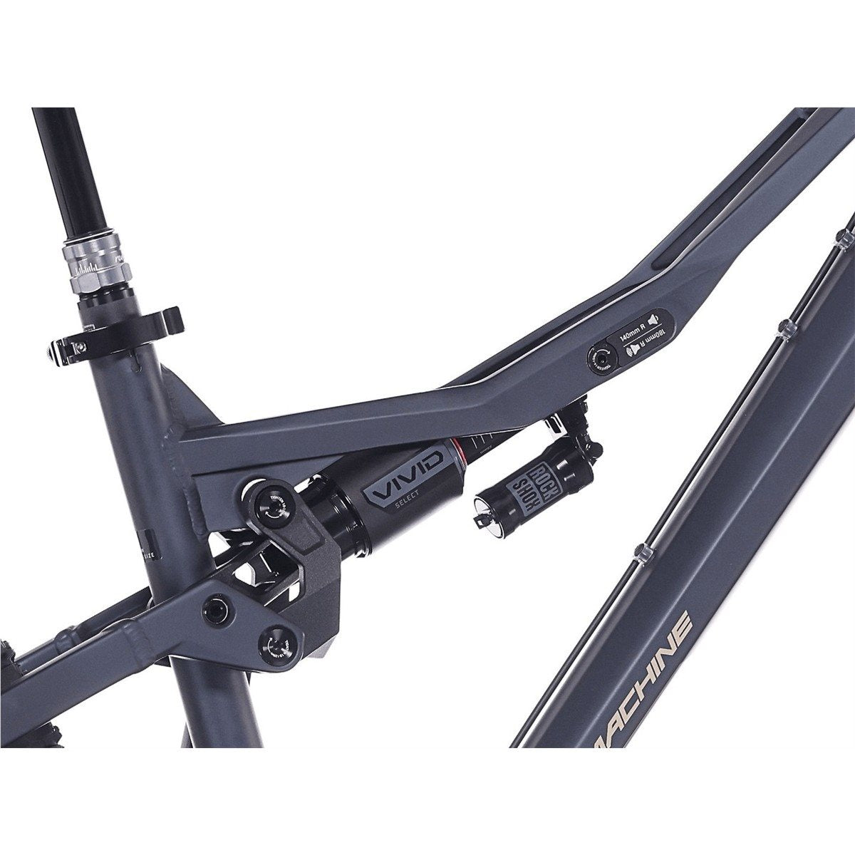 Heldämpad MTB Rock Machine Whizz FS I 90 AXS 29 Matte Deep Ocean Blue