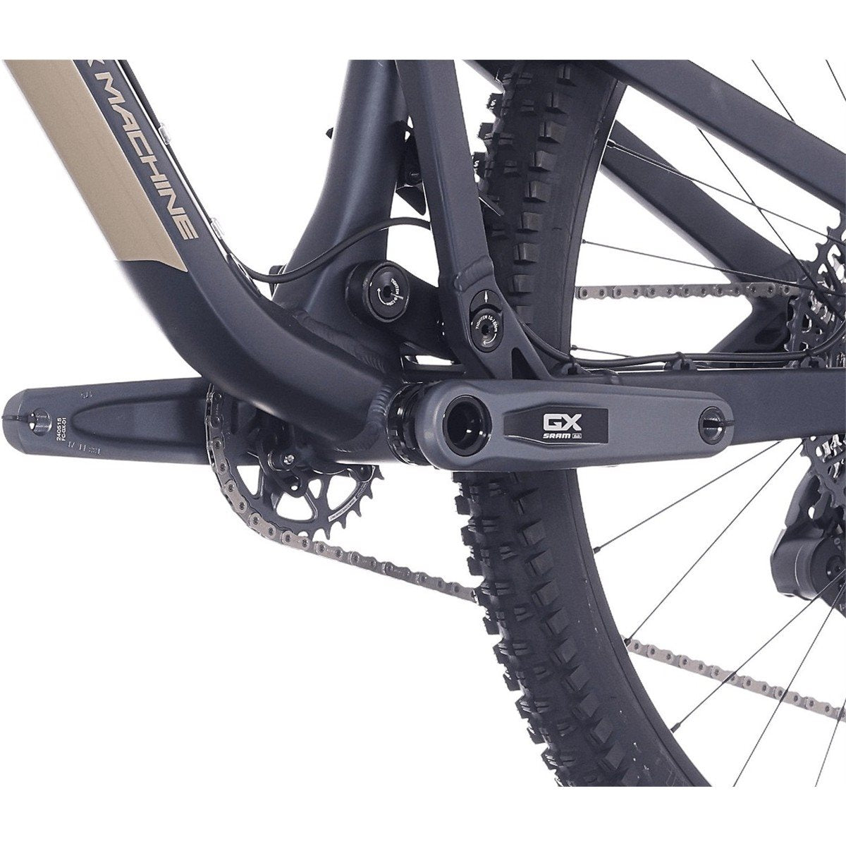 Heldämpad MTB Rock Machine Whizz FS I 90 AXS 29 Matte Deep Ocean Blue