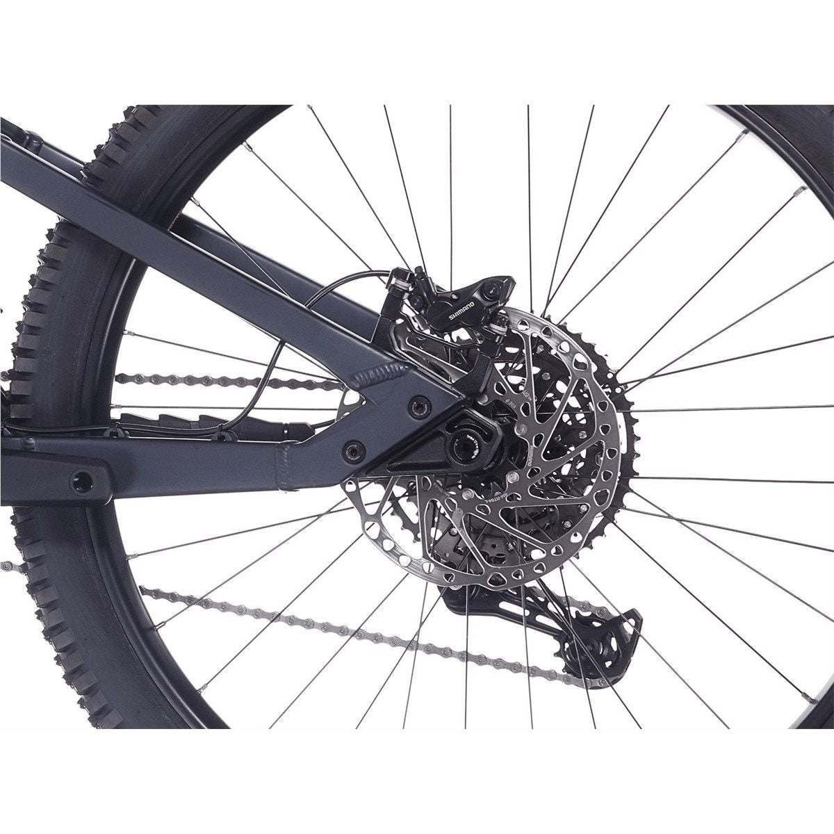 Heldämpad MTB Rock Machine Whizz FS II 50 29/27.5 Matte Deep Ocean Blue