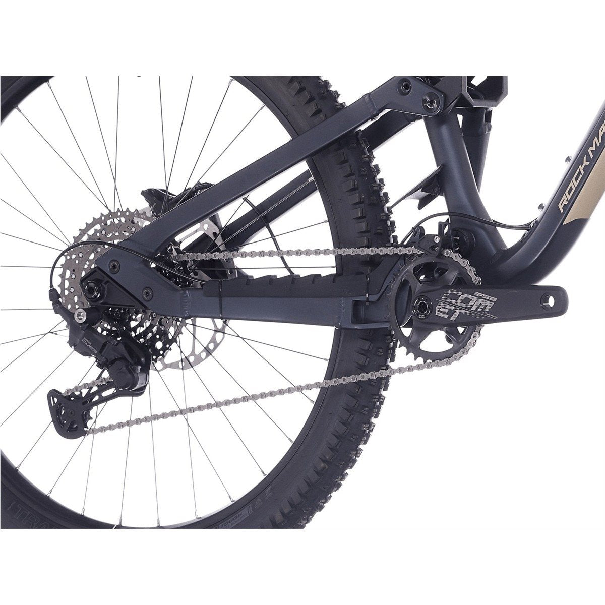 Heldämpad MTB Rock Machine Whizz FS II 50 29/27.5 Matte Deep Ocean Blue