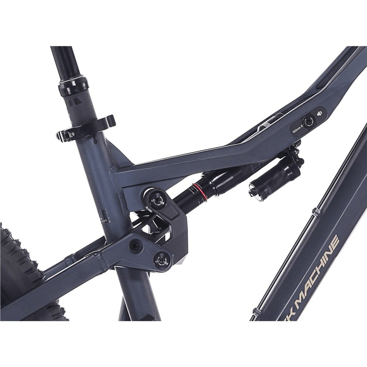 Heldämpad MTB Rock Machine Whizz FS II 50 29/27.5 Matte Deep Ocean Blue