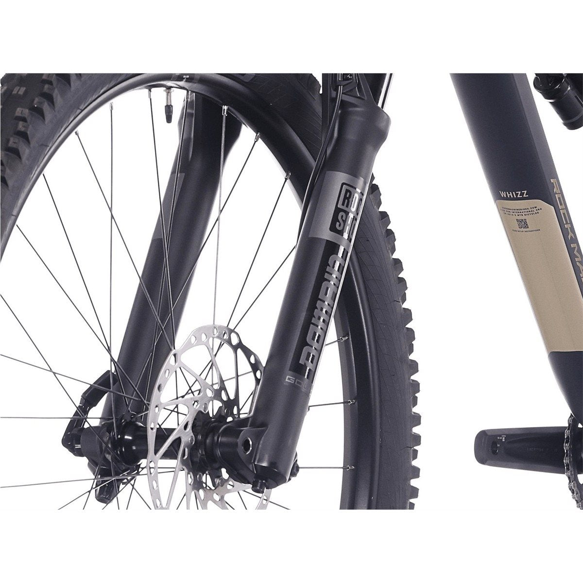 Heldämpad MTB Rock Machine Whizz FS II 50 29/27.5 Matte Deep Ocean Blue