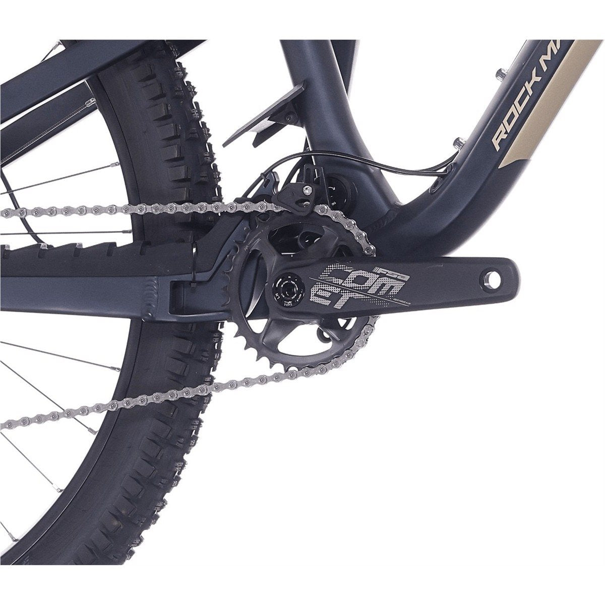 Heldämpad MTB Rock Machine Whizz FS II 50 29/27.5 Matte Deep Ocean Blue