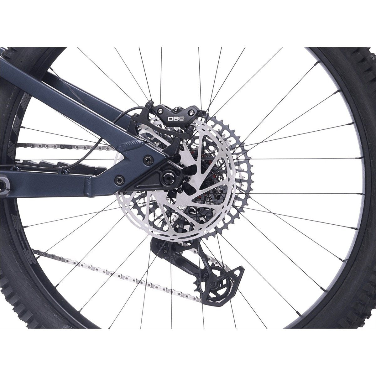 Heldämpad MTB Rock Machine Whizz FS II 90 AXS 29/27.5 Matte Deep Ocean Blue