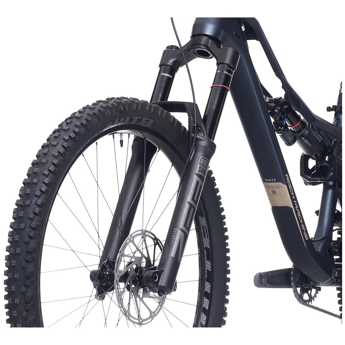 Heldämpad MTB Rock Machine Whizz FS II 90 AXS 29/27.5 Matte Deep Ocean Blue