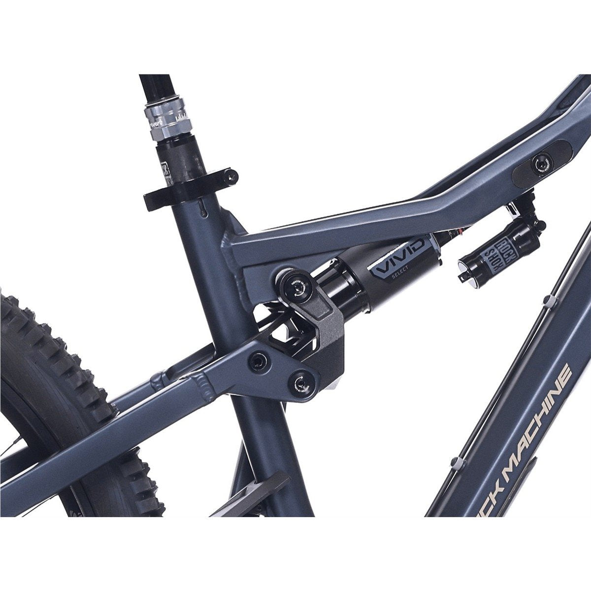 Heldämpad MTB Rock Machine Whizz FS II 90 AXS 29/27.5 Matte Deep Ocean Blue