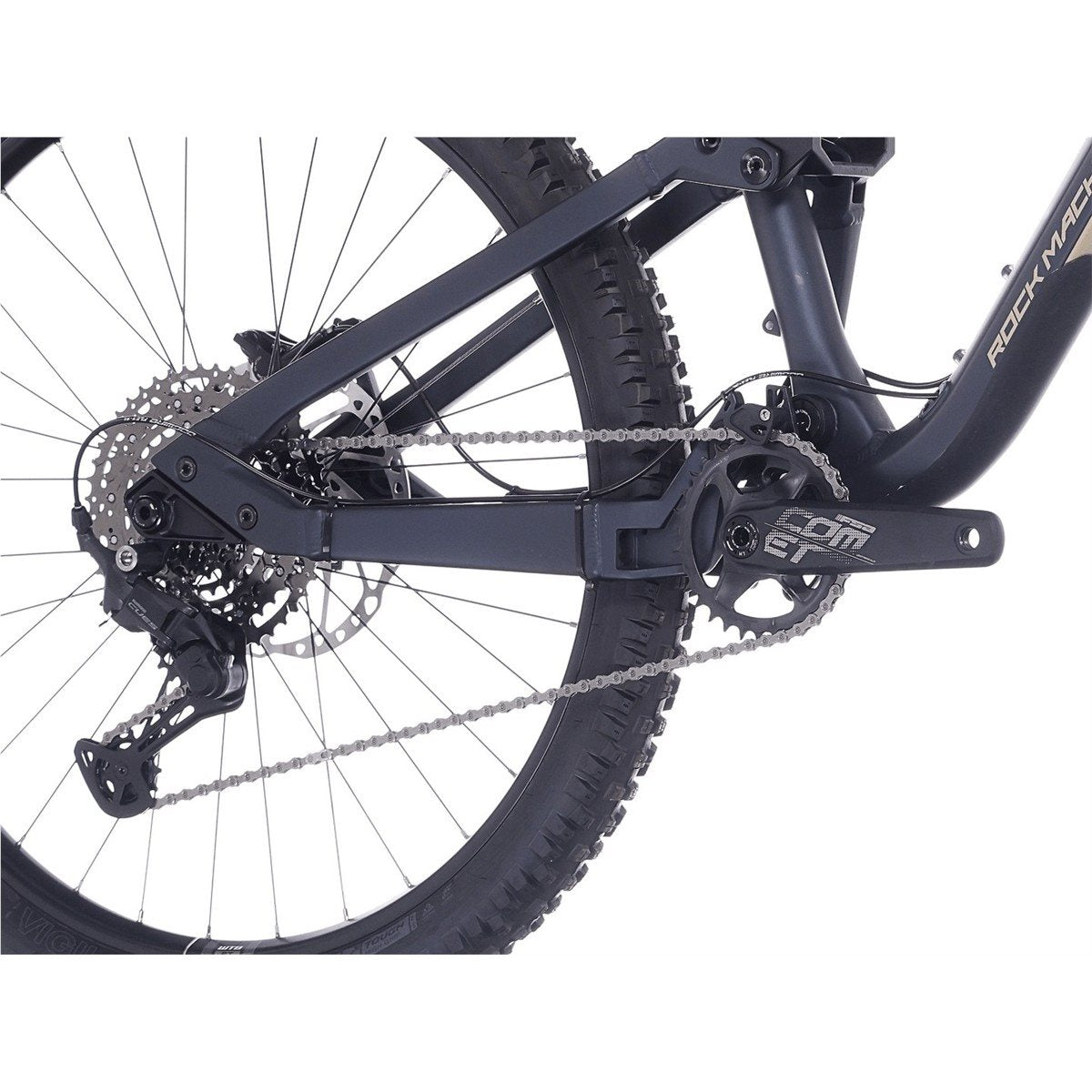Heldämpad MTB Rock Machine Whizz FS III 50 27.5 Matte Deep Ocean Blue