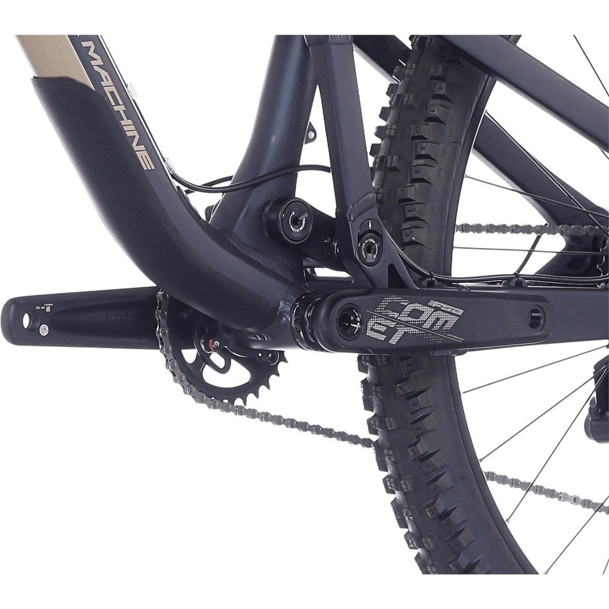 Heldämpad MTB Rock Machine Whizz FS III 50 27.5 Matte Deep Ocean Blue