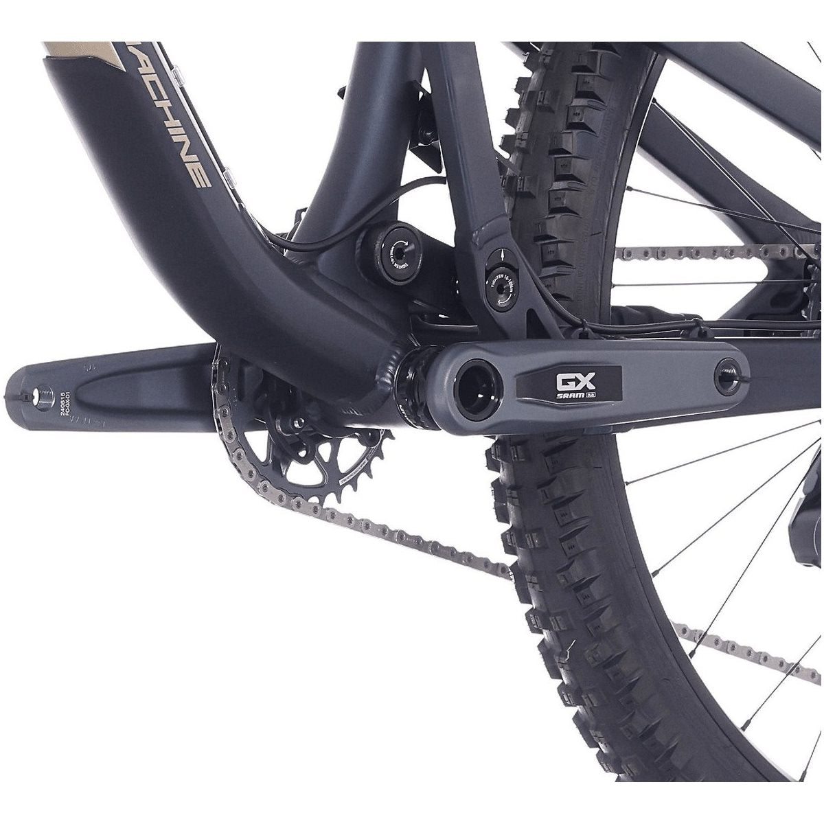 Heldämpad MTB Rock Machine Whizz FS III 90 AXS 27.5 Matte Deep Ocean Blue