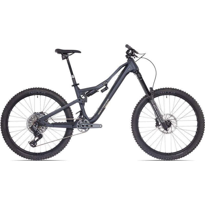 Heldämpad MTB Rock Machine Whizz FS III 90 AXS 27.5 Matte Deep Ocean Blue