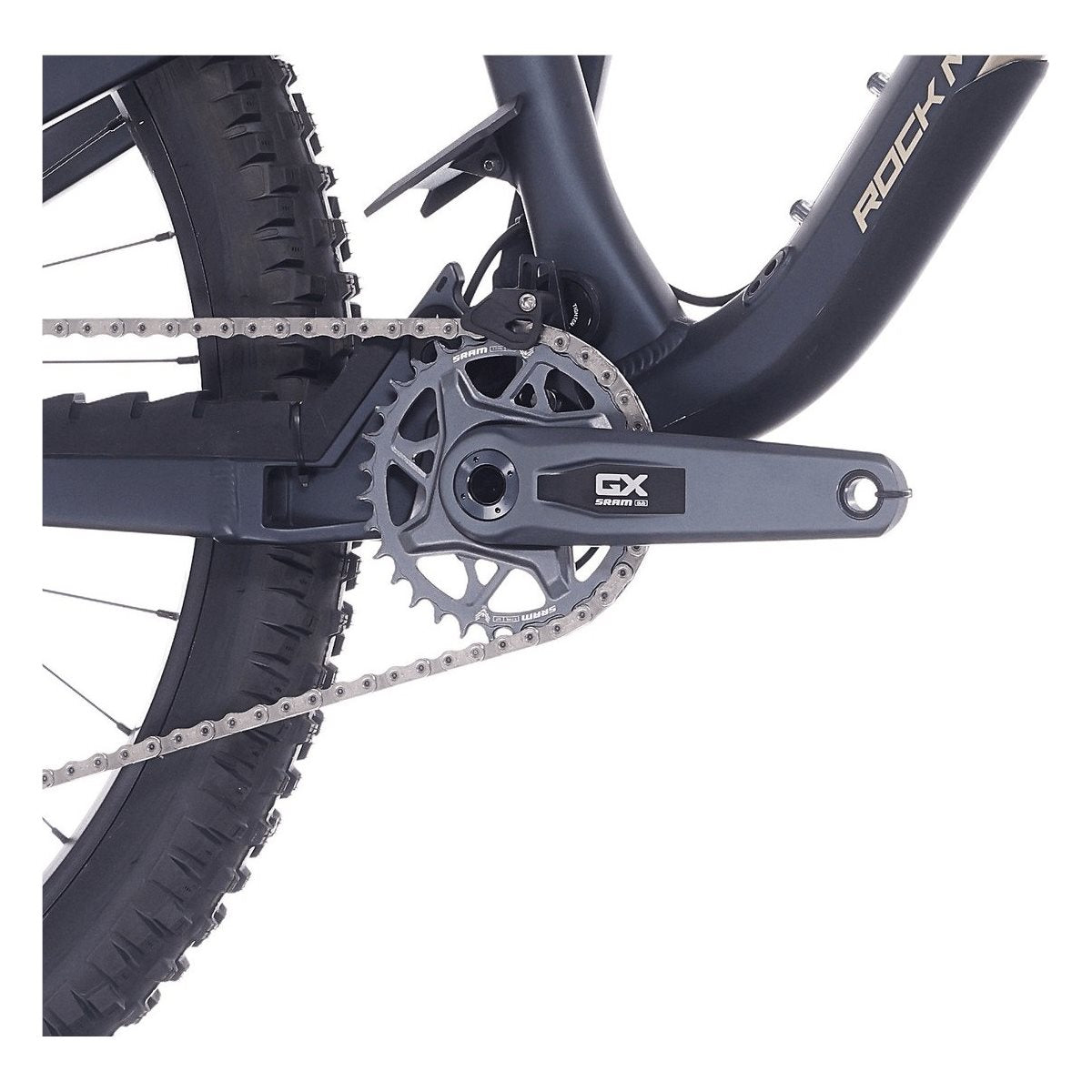 Heldämpad MTB Rock Machine Whizz FS III 90 AXS 27.5 Matte Deep Ocean Blue