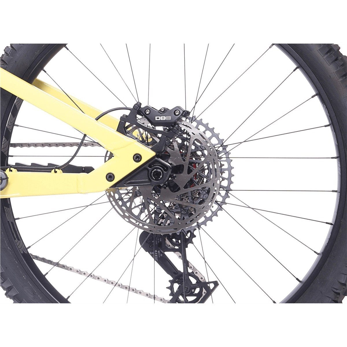 Heldämpad MTB Rock Machine Whizz FS III 90 AXS 27.5 Sulfur Yellow