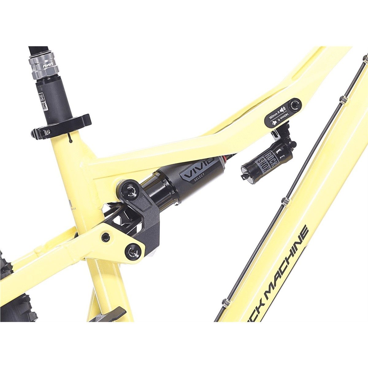 Heldämpad MTB Rock Machine Whizz FS III 90 AXS 27.5 Sulfur Yellow