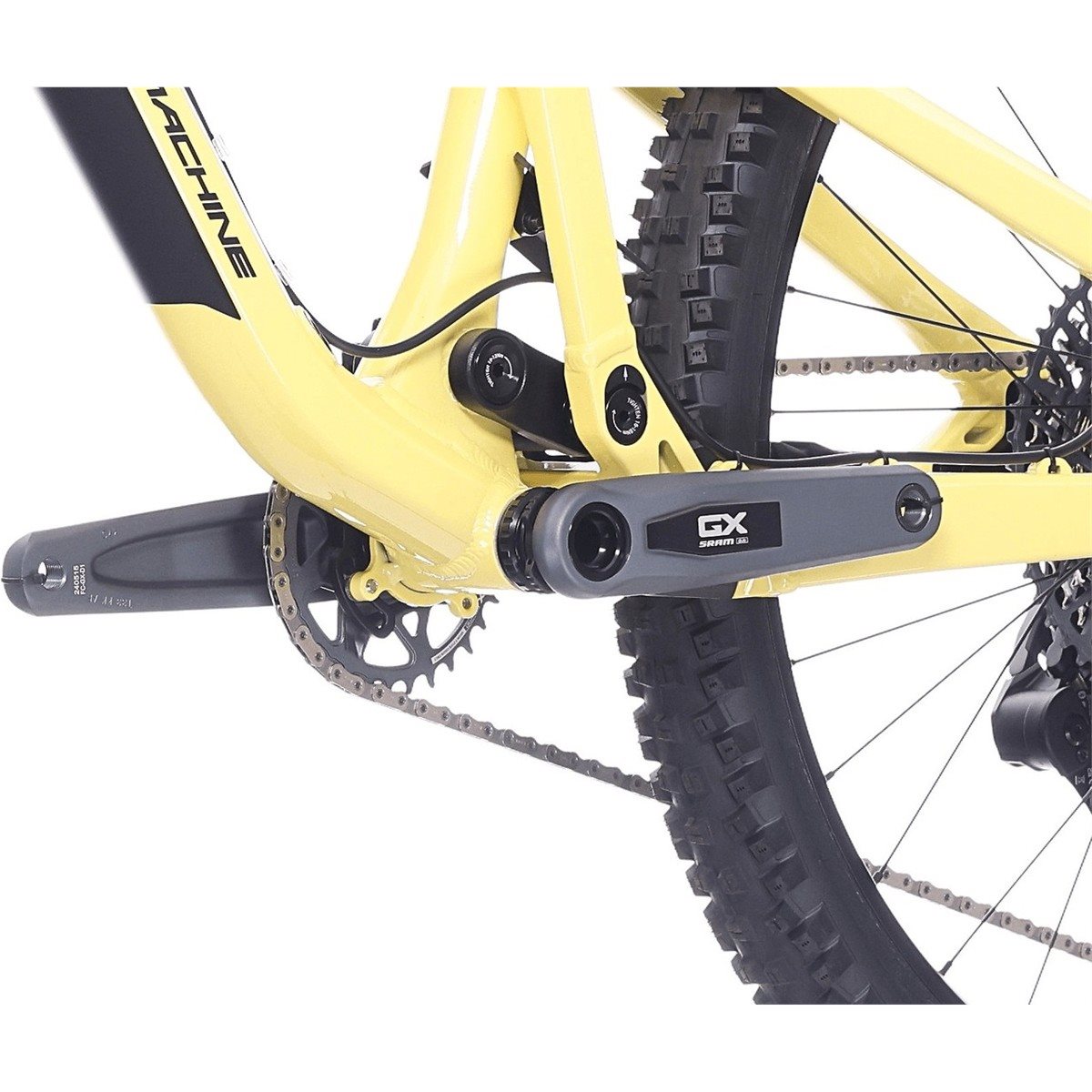 Heldämpad MTB Rock Machine Whizz FS III 90 AXS 27.5 Sulfur Yellow