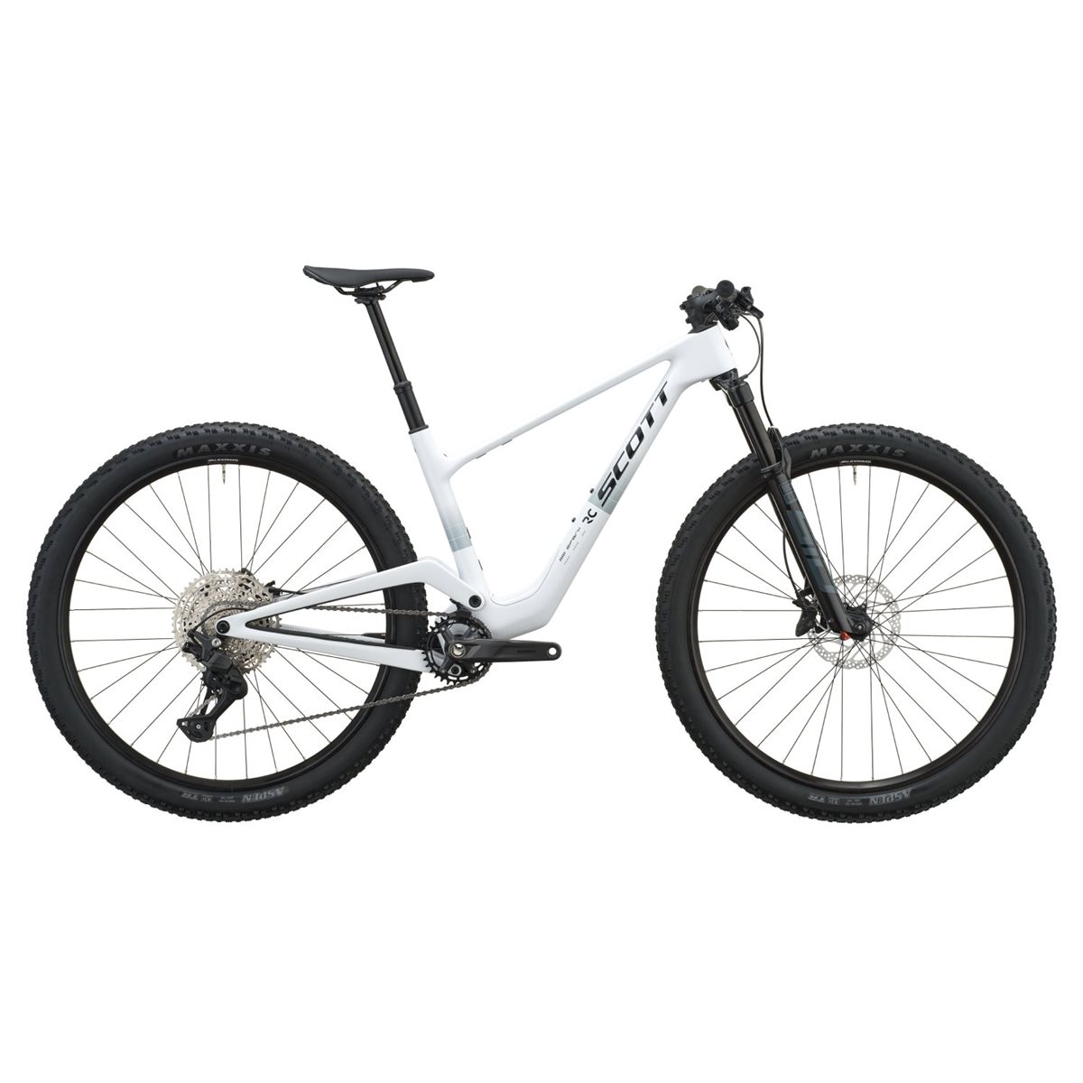 Heldämpad MTB Scott Spark RC Comp White