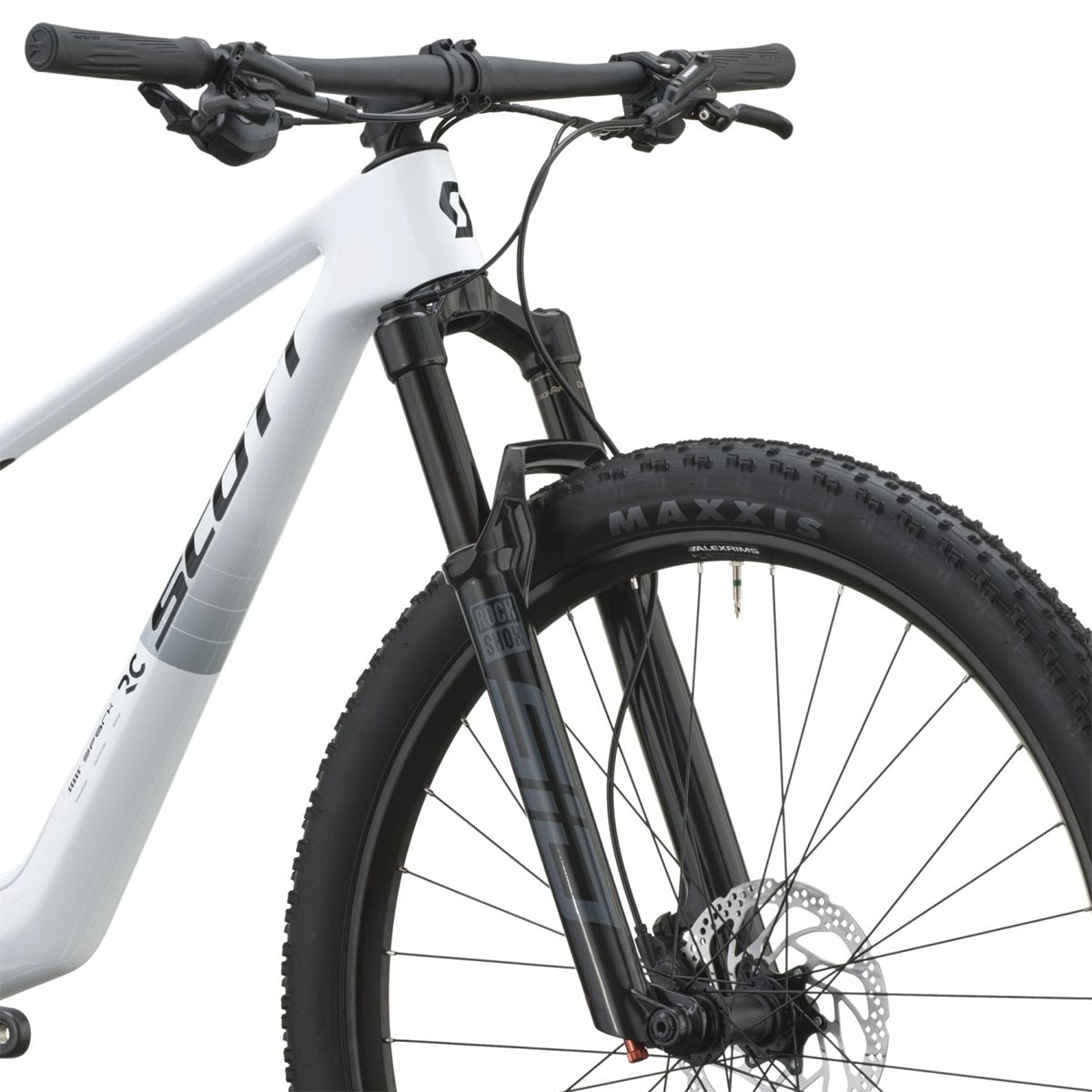 Heldämpad MTB Scott Spark RC Comp White