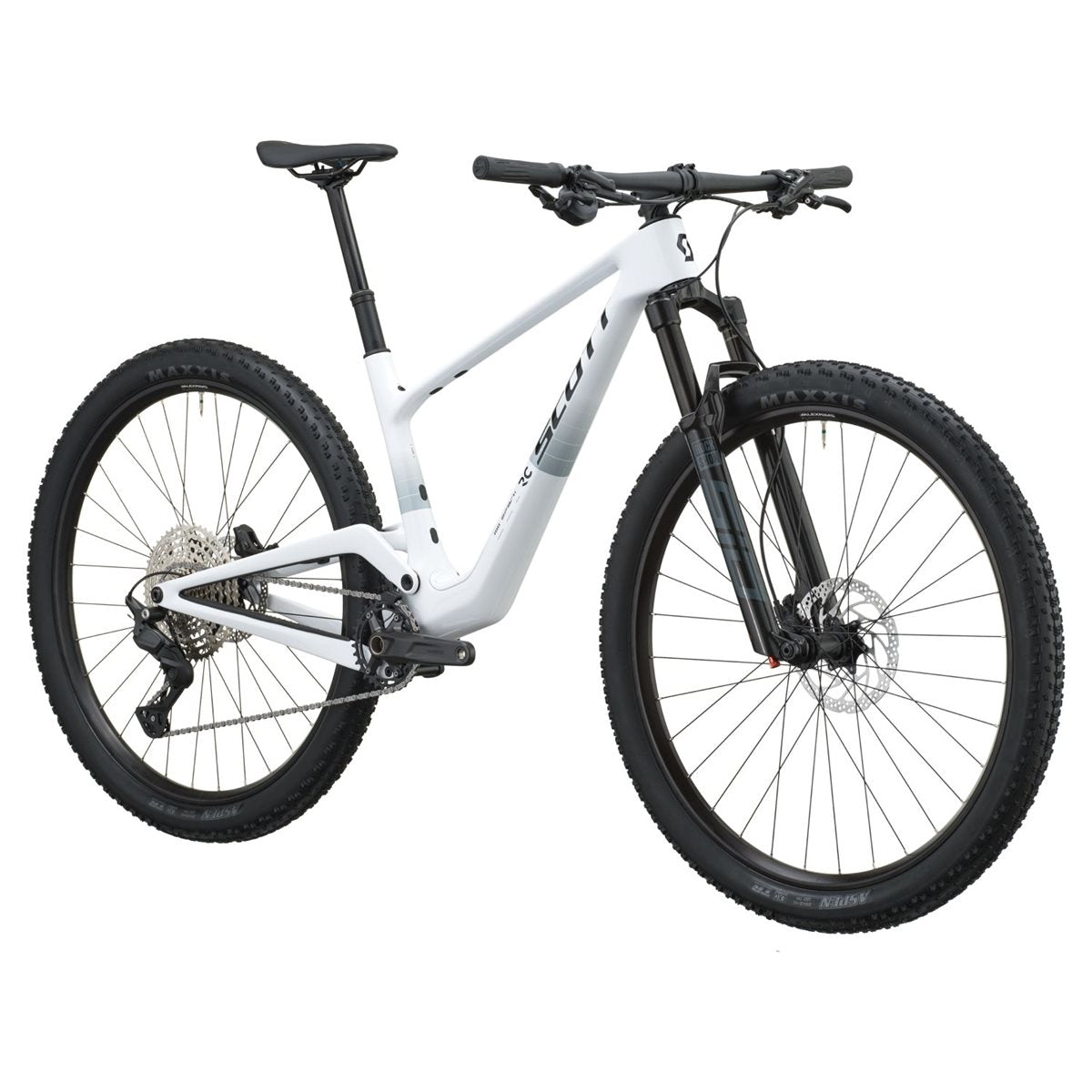 Heldämpad MTB Scott Spark RC Comp White