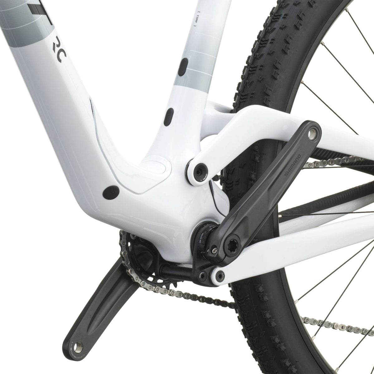 Heldämpad MTB Scott Spark RC Comp White
