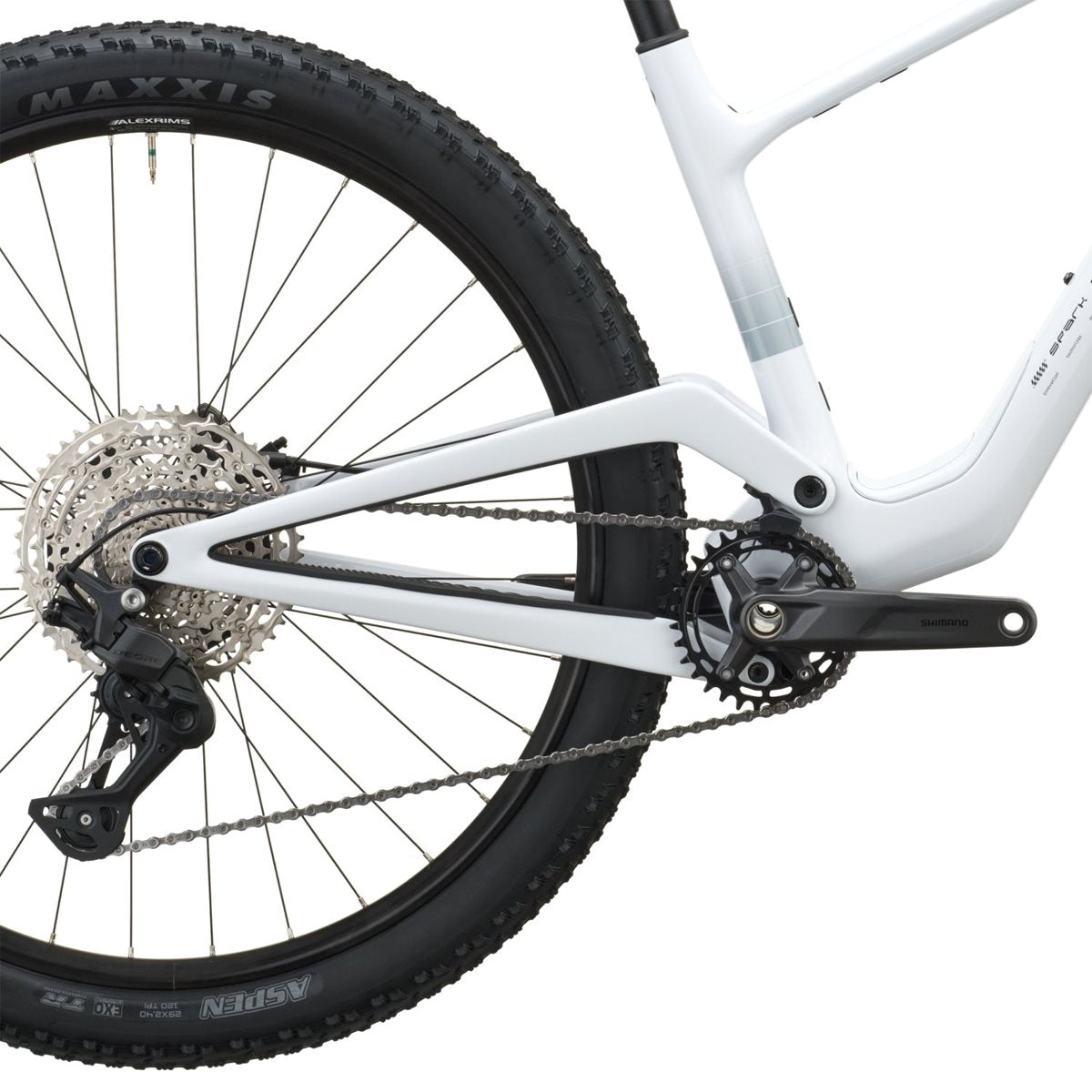 Heldämpad MTB Scott Spark RC Comp White
