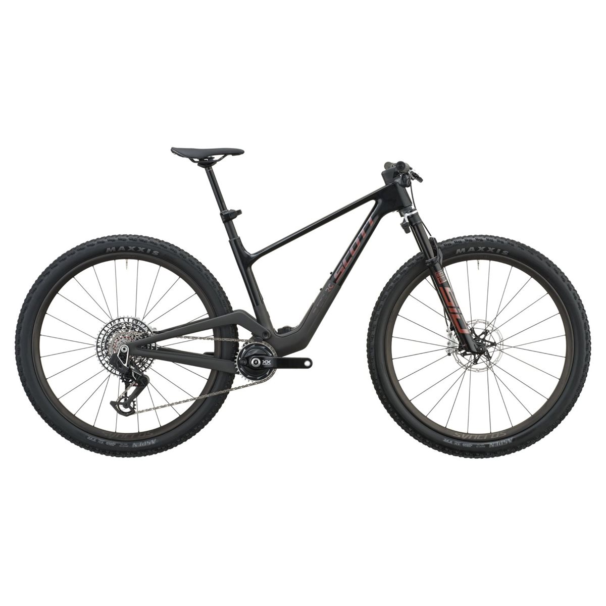 Heldämpad MTB Scott Spark RC SL Piano Black/Carbon Black