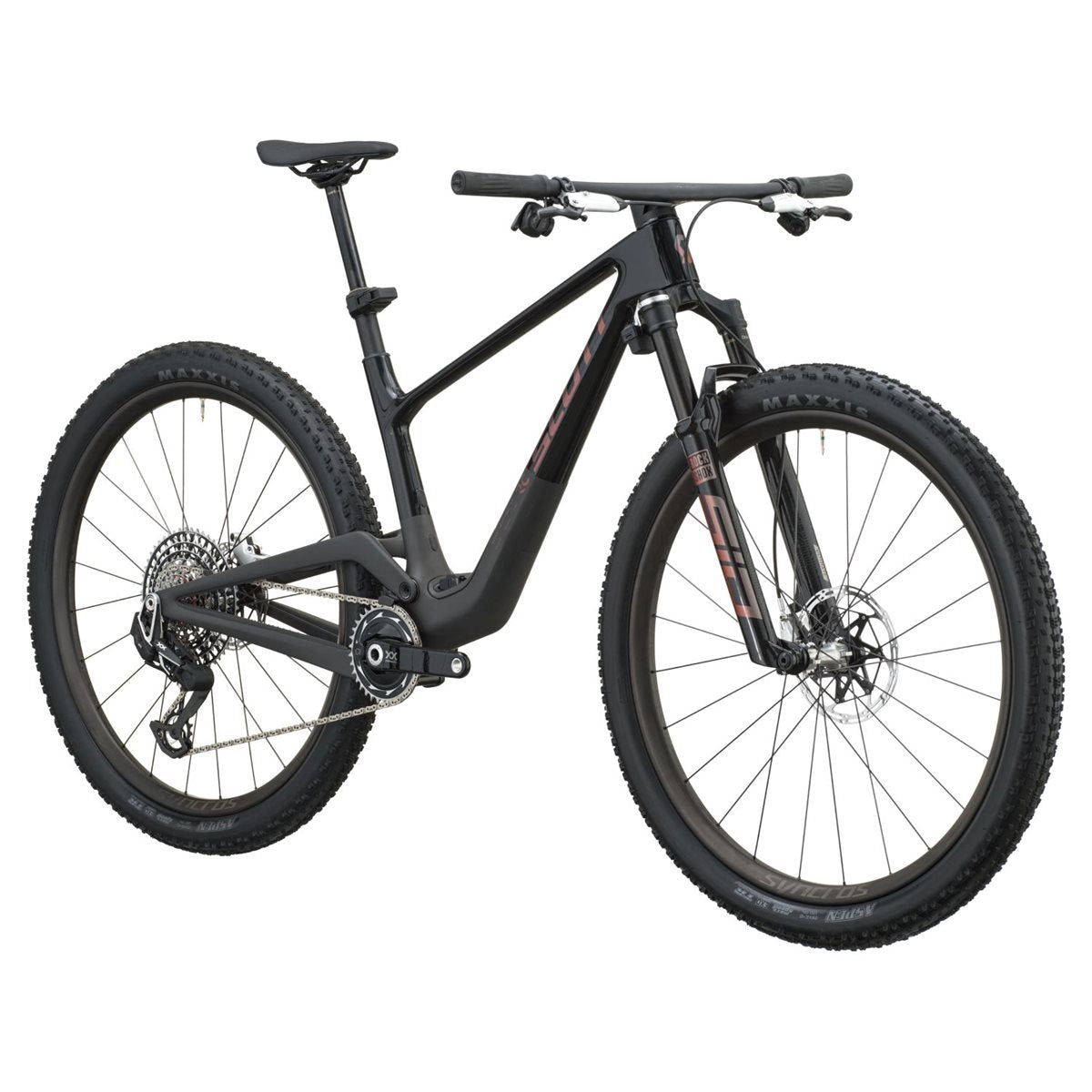 Heldämpad MTB Scott Spark RC SL Piano Black/Carbon Black