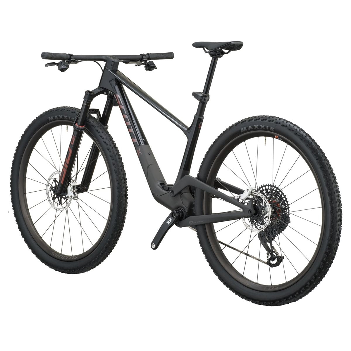 Heldämpad MTB Scott Spark RC SL Piano Black/Carbon Black