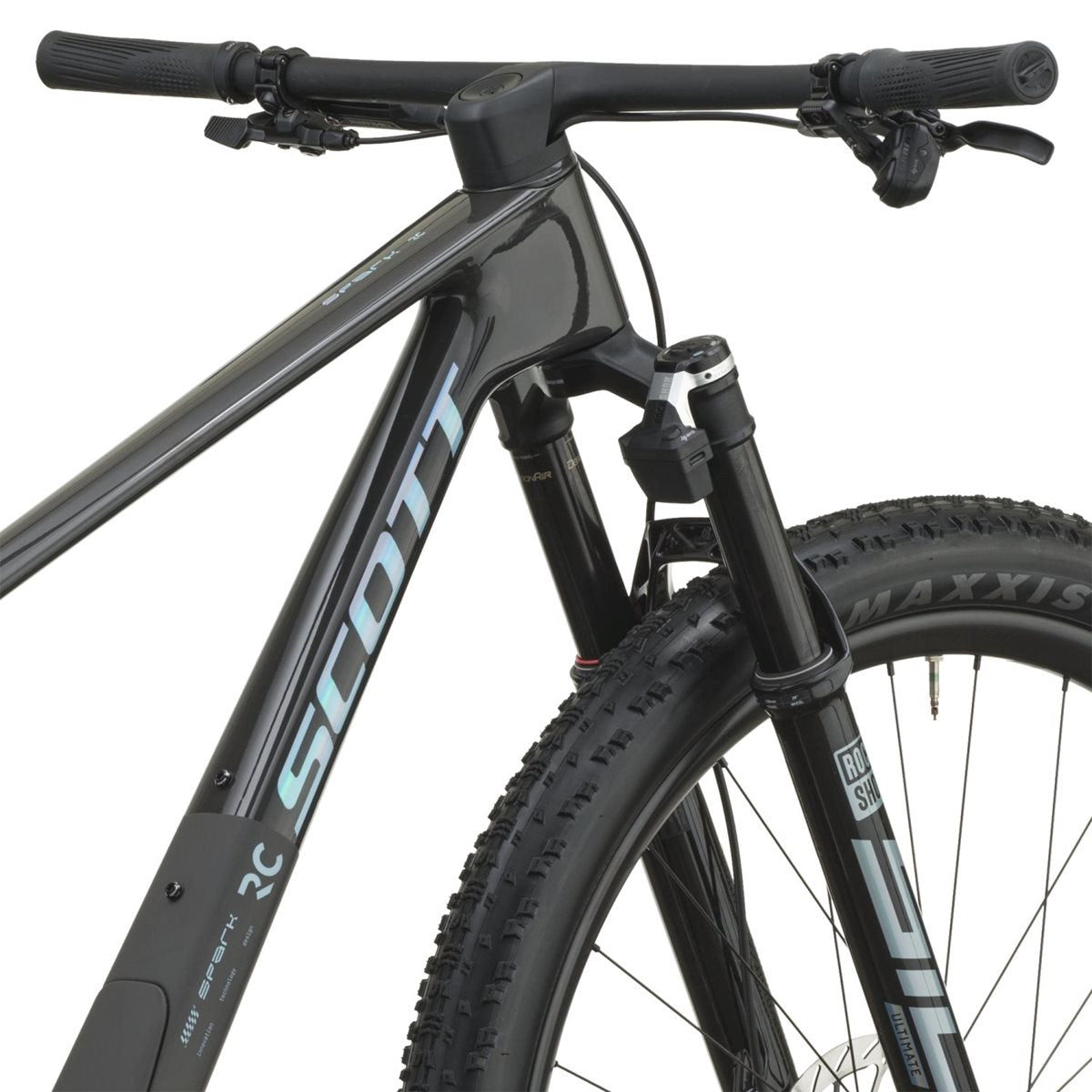 Heldämpad MTB Scott Spark RC Team Issue Carbon Black