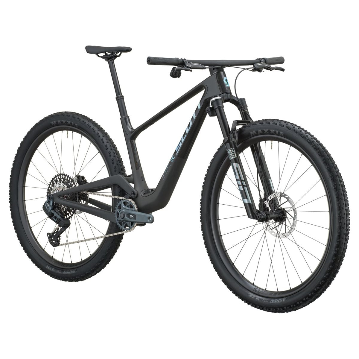 Heldämpad MTB Scott Spark RC Team Issue Carbon Black