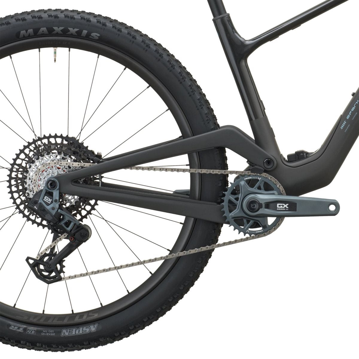 Heldämpad MTB Scott Spark RC Team Issue Carbon Black