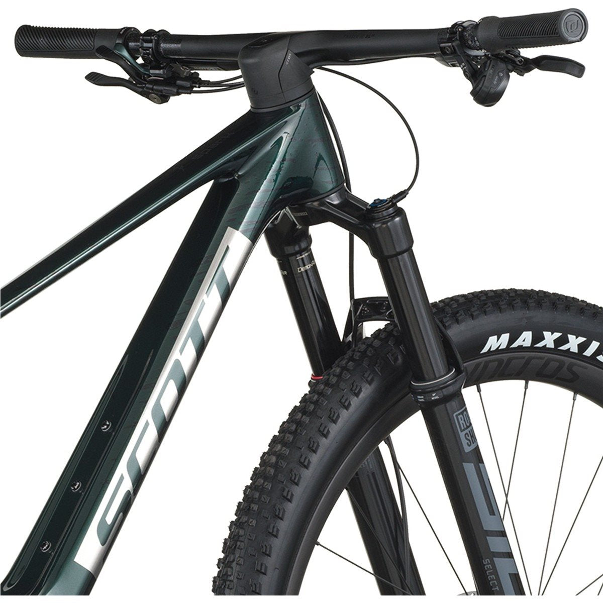 Heldämpad MTB Scott Spark RC Team Issue Twinkle Green