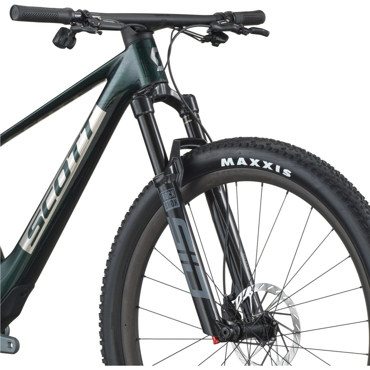 Heldämpad MTB Scott Spark RC Team Issue Twinkle Green