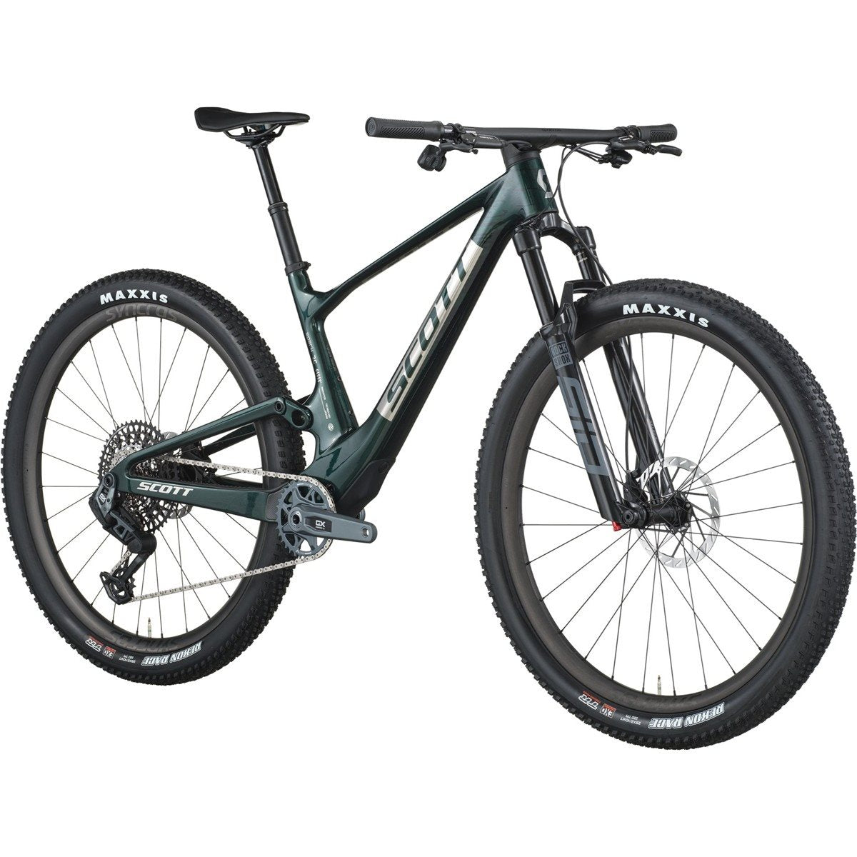 Heldämpad MTB Scott Spark RC Team Issue Twinkle Green